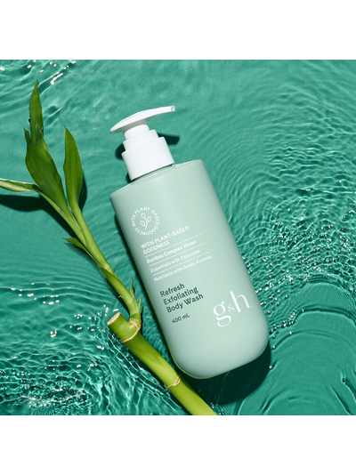 g&amp;h Освежающий отшелушивающий гель для душа, 400 мл.