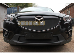 Защита радиатора Mazda CX-5 2012-2017 black низ PREMIUM