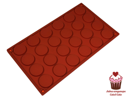 Форма для шоколада Медальоны 34мм 24 ячейки, силикон