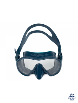 Маска для дайвинга Sargan "СТАЛКЕР ПРО" синий силикон