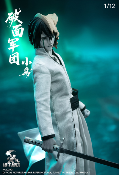 ПРЕДЗАКАЗ - Улькиорра Сифер (Блич, Bleach) - Коллекционная фигурка 1/12 Broken Face Corps Ulquiorra (CZ001) - Hammer Model Play ?ЦЕНА: 10600 РУБ.?