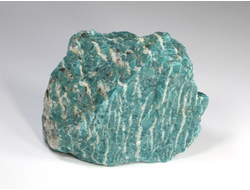 Амазонит, необработанный образец, Кольский п-ов (84*68*38 мм, 256 г) №23804