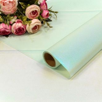 Пленка "Хамелеон" 70мкм 58см*5м Бело-зеленый ПР22/1