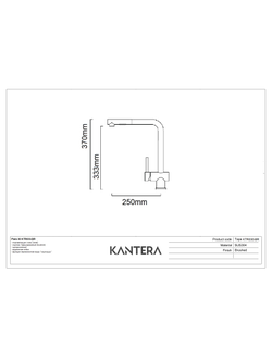 Смеситель Kantera Piato 30