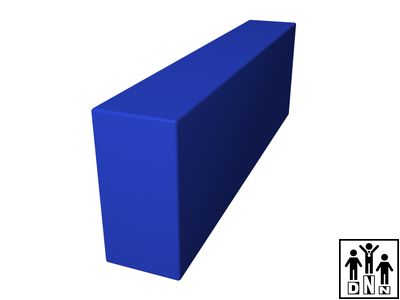 Мягкий модуль прямоугольник 900х300х150