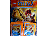 Альбом для наклеек &quot;LEGO CHIMA&quot; + набор наклеек &quot;LEGO CHIMA&quot;