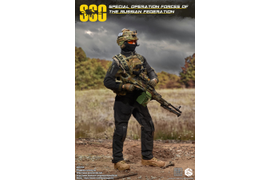 Боец ССО РФ с пулеметом - Коллекционная фигурка 1/6 Easy&amp;Simple 26075С Special Operation Forces of The Russian Federation