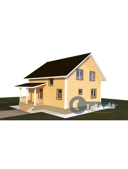 ДЖ-04 ГАБАРИТНЫЕ РАЗМЕРЫ: (8Х8,5М) 1,5 ЭТАЖА, ОБЩАЯ ПЛОЩАДЬ: 142.5М²