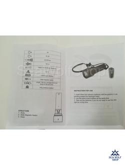Фонарик подводный C4 LUXO TORCH (450lm, ААА*3)
