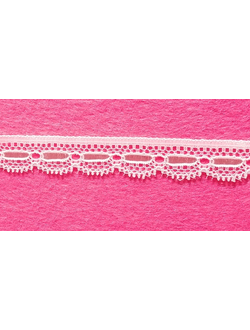 Кружевная тесьма стрейч, 14 мм, арт.H6632