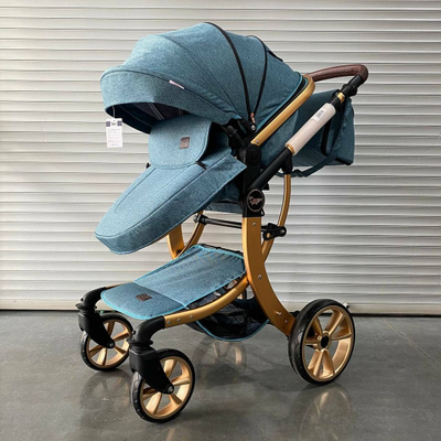 Детская коляска 2 в 1 Darex Морская волна
