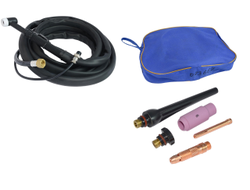 Горелка сварочная TIG  с газовым охлаждением WP-17 (2-pin, 4м) / Torch for TIG welding, 073667