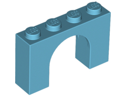 Arch 1 x 4 x 2, Medium Azure (6182 / 6097495)