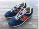 Кроссовки New Balance 996 Blue/Red замшевые