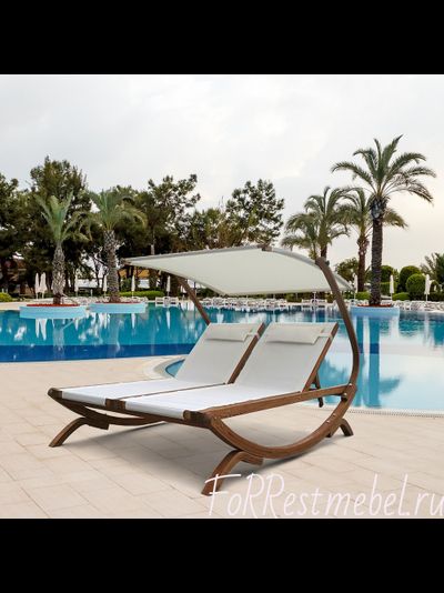 Шезлонг-лежак Мальта AFM-510 White