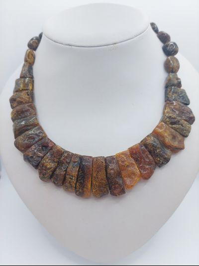 Колье из "дикого " янтаря 07311