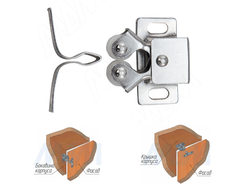 Защелка роликовая НИКЕЛЬ