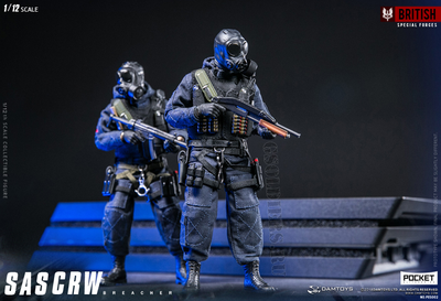 Британский спецназ САС фигурка 1/12 POCKET ELITE SERIES: SAS CRW Breacher (PES002) DAMTOYS