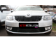 Premium защита радиатора для Skoda Rapid Ambition и Elegance (2014-2017) из 2-х частей