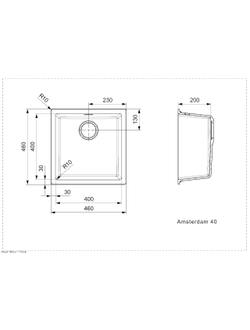 Мойка Reginox AMSTERDAM 40