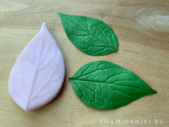 Молд «Лист жасмина (чубушник) #3» (ELF_decor)