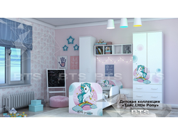 МОДУЛЬНАЯ ДЕТСКАЯ LITLLE PONE, 6 предметов