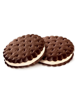 Печенье-сэндвич затяжное ЯШКИНО с шоколадно-сливочным вкусом, гофрокороб 4 кг, МП446