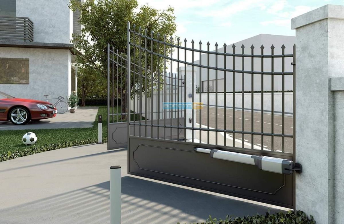 дизайн распашных ворот - современные въездные системы