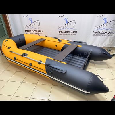 Моторная лодка Таймень NX 3600 НДНД PRO MAX оранжевый/черный