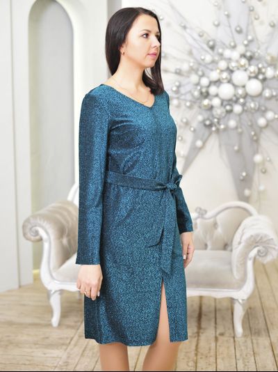 Платье Арт 395-1123 зеленый