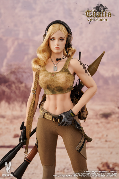 ПРЕДЗАКАЗ - Боевая подруга Талия - Коллекционная фигурка 1/6  Desert Female Soldier Thalia Blonde Hair (VCF-2069B) - VERYCOOL ?ЦЕНА: 25900 РУБ.?