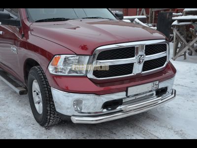 Защита переднего бампера двойная d76/60 для Dodge RAM 1500