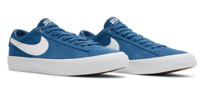 Nike Sb Zoom Blazer Low Pro Gt (Синие с белым) новые