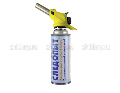 Газовая горелка "Следопыт" GTP-N02 с пьезорозжигом (газ 220г.)