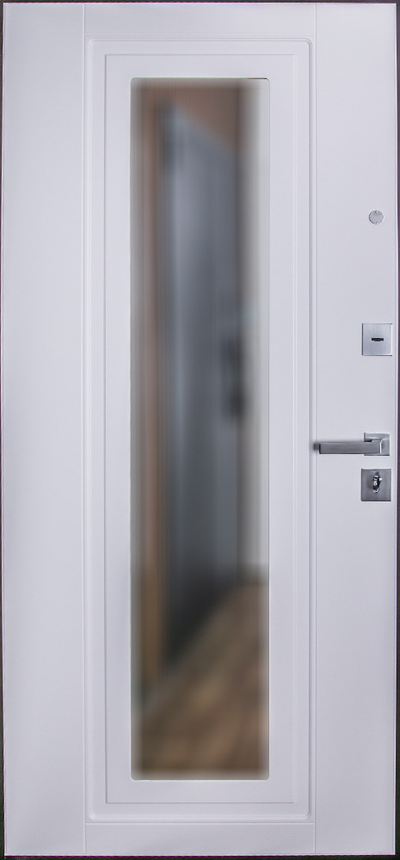 Стальная дверь   Лидер с зеркалом