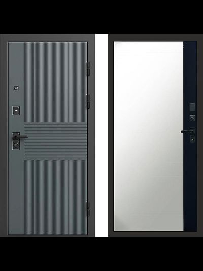 Дверь входная Селект с большим зеркалом Фацет