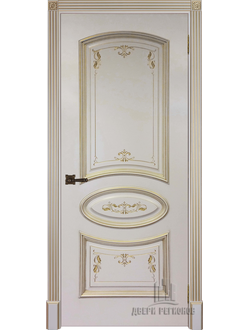 БАГЕТ 3 ПГ Эмаль слоновая кость (RAL 9001)+патина золото полный КОМПЛЕКТ