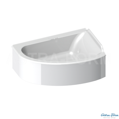 Astra-Form ванна Анастасия правосторонняя 182/125 см белая