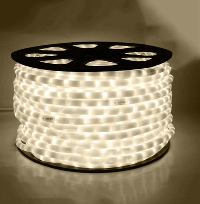 СВЕТОДИОДНЫЙ ДЮРАЛАЙТ-ФИКСИНГ КРУГЛЫЙ, 13 ММ, МАТОВАЯ ТРУБКА, БУХТА 100 М