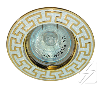 Спот (светильник) MR16 DL111 серебро-золото