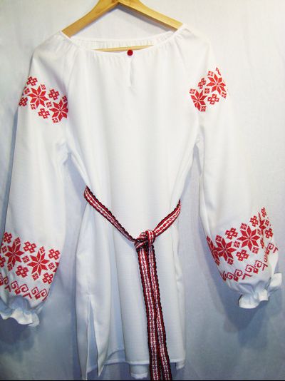 Женская блуза с длинным рукавом "Звезда Алатырь"