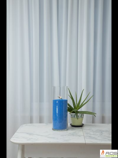 Насыпная свеча &quot;Цилиндр 40 см&quot;, синяя &quot;Синий&quot;