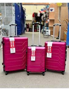 Чемодан маленький Neyron ABS S малиновый