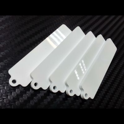 Заготовка акриловая для брелока «гос. номер», белый глянец