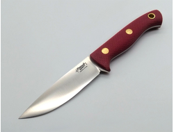 Нож Шершень сталь N690 красная микарта