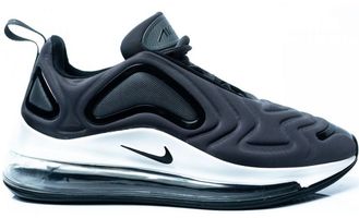 Nike Air Max 720 Черные с белой подошвой