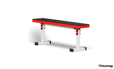 Скамья горизонтальная для жима, черная