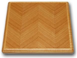 Oak Veneer in V-Match Pattern with Oak Edge