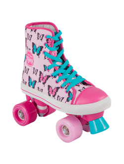 Роликовые коньки квады Tech Team Stylego розовые