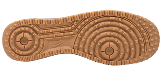 Nike Lunar Force 1 Duckboot Black Brown с мехом